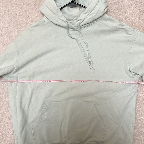 Uniqlo hoodie | Light green oversized hoodie - Picture 4 of 6